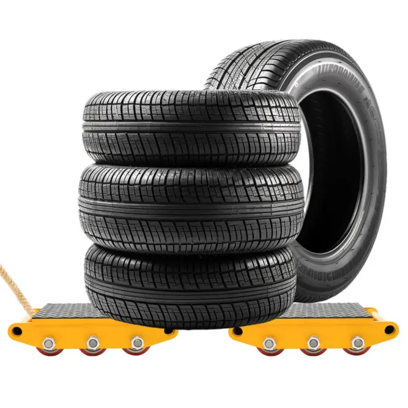 Transportation Rollers Factory - 15 Ton Heavy Load Skates 180 Degree Steerable Tank Skate Cargo Trolley