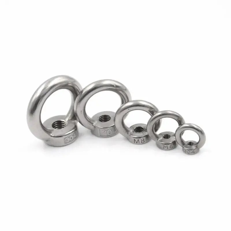 Eye Nuts Manufacturer - Ring Eyebolt 304 Stainless Steel M3 to M16 Lifting Eye Screws