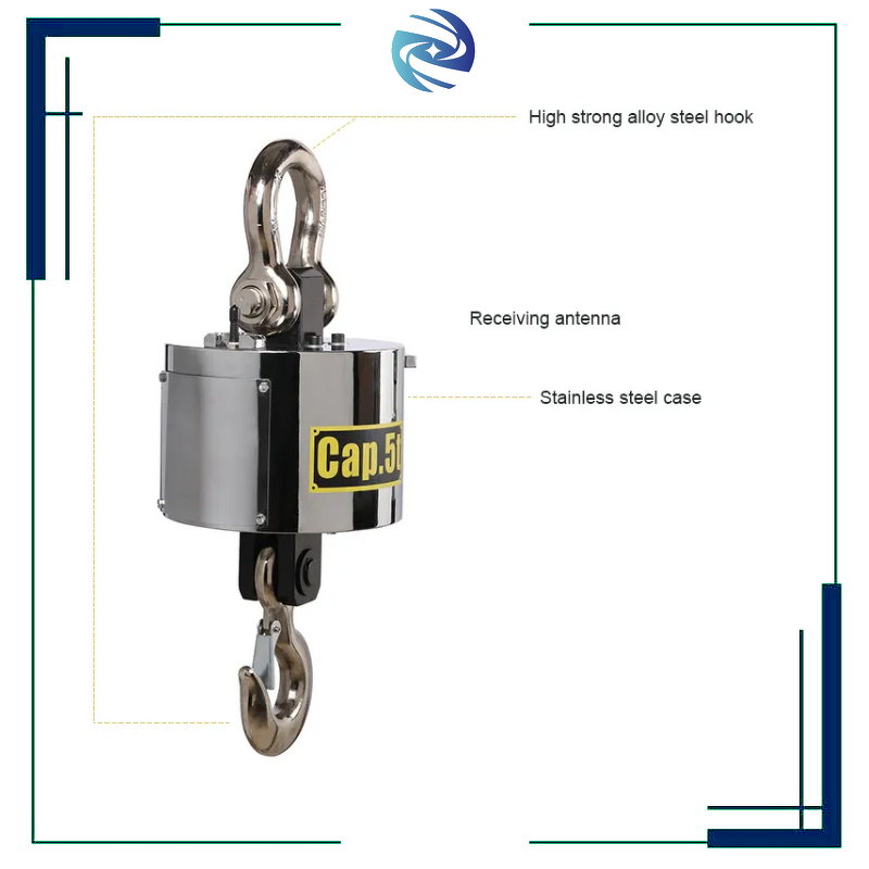 Electronic Hanging Scale Manufacturer - Wireless Intelligent Charging Hoist Stable Protective Steel