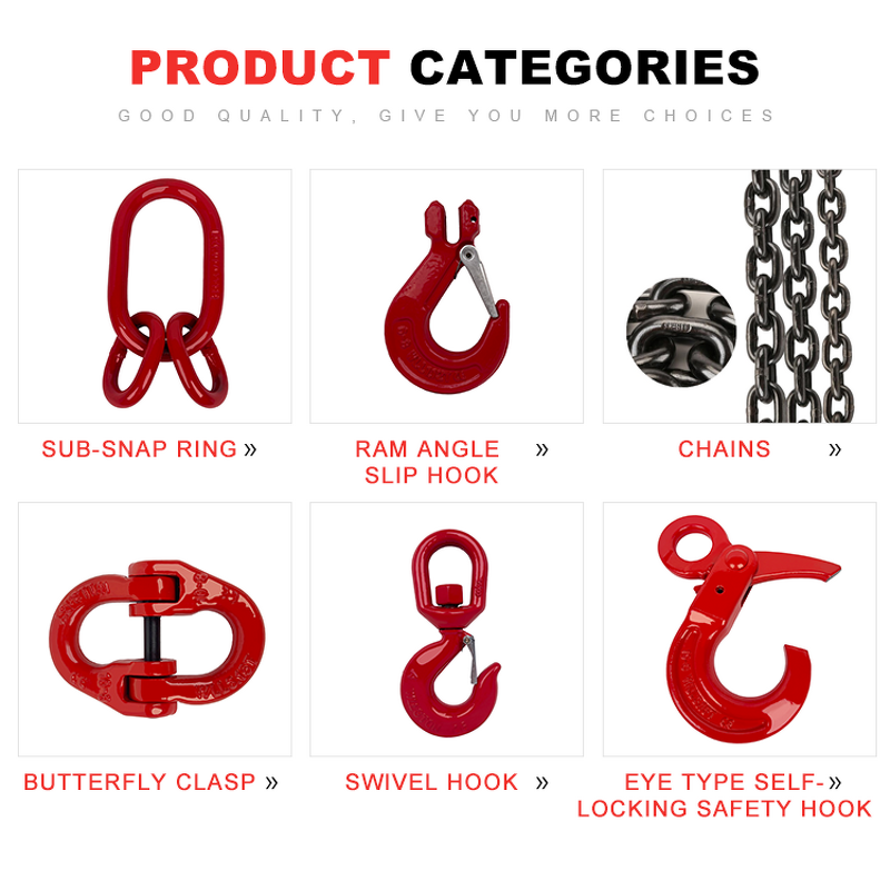 Clevis Slip Hook Manufacturer - Factory Price Durable Red Painted Alloy Steel