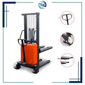 Semi-electric Pallet Stacker Factory - Good Quality Small Turning Radius Powerful Electric Lifting