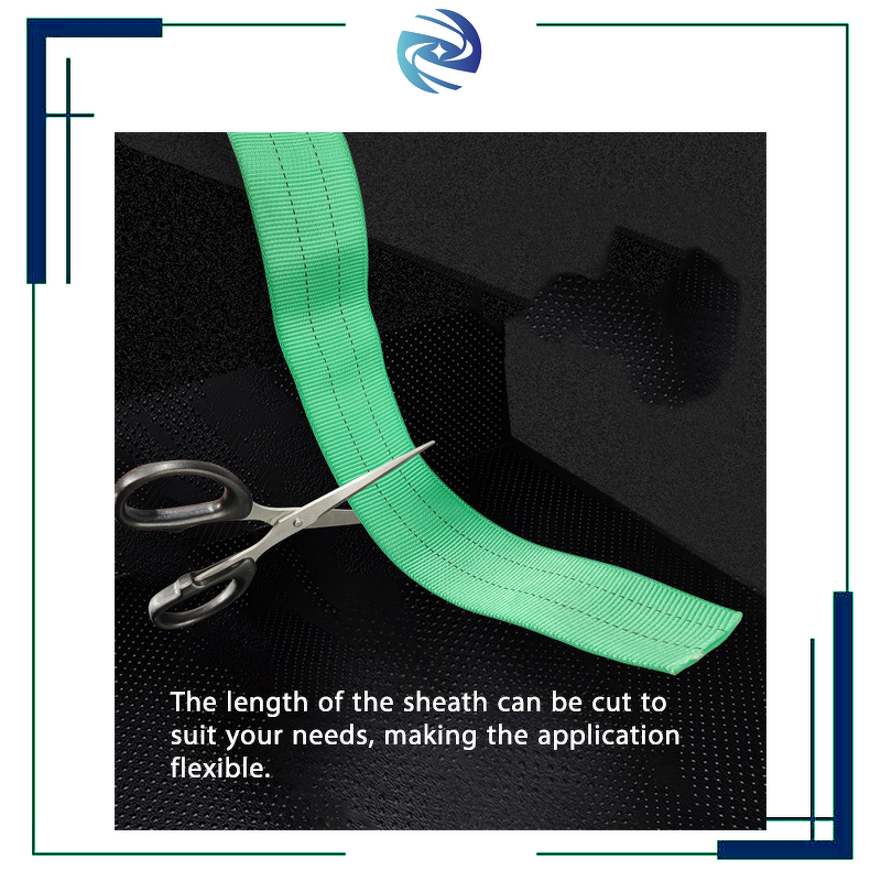 Sling Protector Manufacturer - Nylon Width Anti-cutting High Strength Polyester Customized Webbing Sleeve