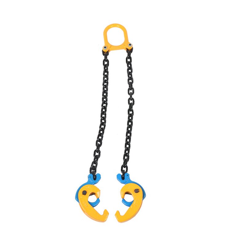 Drum Chain Lifter Manufacturer - Manual Hydraulic 2000 Lbs WLL Vertical Carbon Steel Hook Clamping