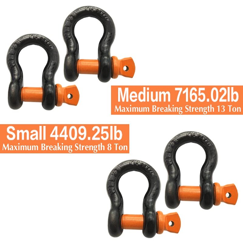Bow Shackle Factory - Heavy Duty with 7/8" Screw Pin 57