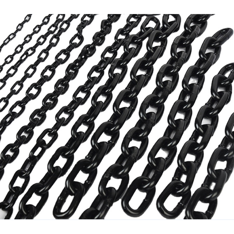 Block Chain for Lifting Factory - Good Price Heavy Duty Double Legs Sling G80 Alloy Steel Black