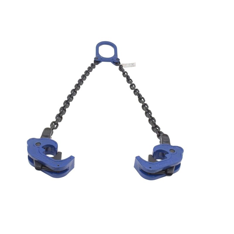 Drum Chain Lifter Manufacturer - Manual Hydraulic 2000 Lbs WLL Vertical Carbon Steel Hook Clamping