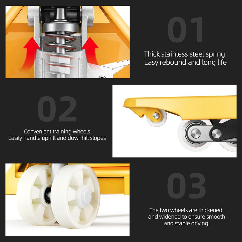 Hydraulic Hand Pallet Truck Manufacturer - 2T 2.5T 3T Wholesale Pump Lift Truck Handle Tools