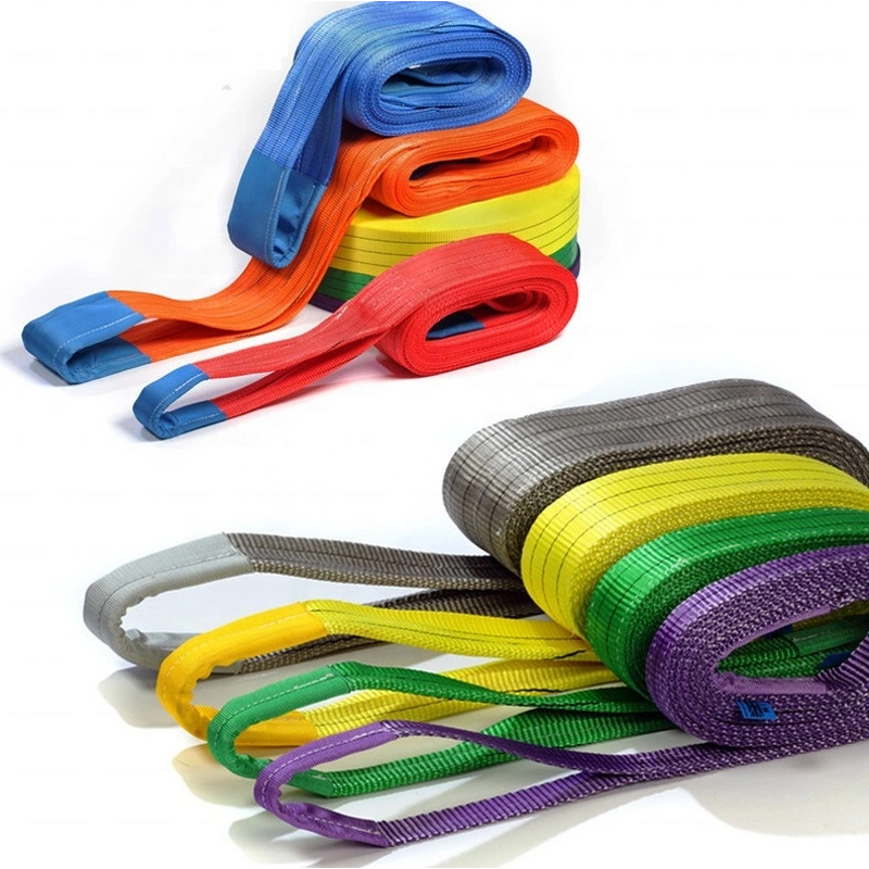 Webbing Sling Belt Factory - Breaking Load Lifting Tools High Tensile for Chemical Industry