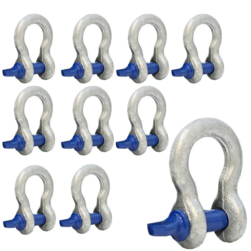 Bow Shackle Manufacturer - 8.5 Galvanized Chain Tow Anchor Din82101 Horseshoe-shaped Forged Steel