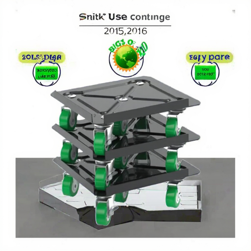 Steel Furniture Mover Dolly Factory - Heavy Duty 360 Degree Four-Wheel Platform for Couches Appliances