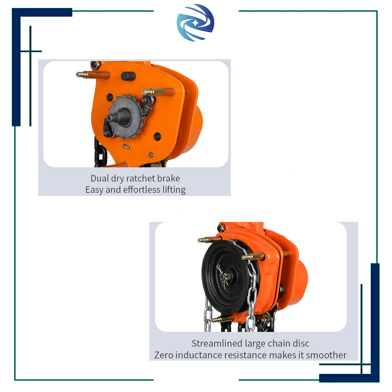 Manual Hand Chain Hoist Manufacturer - OEM Accept Standard 3m Lifting Tool VT from 1 to 20 Tonne