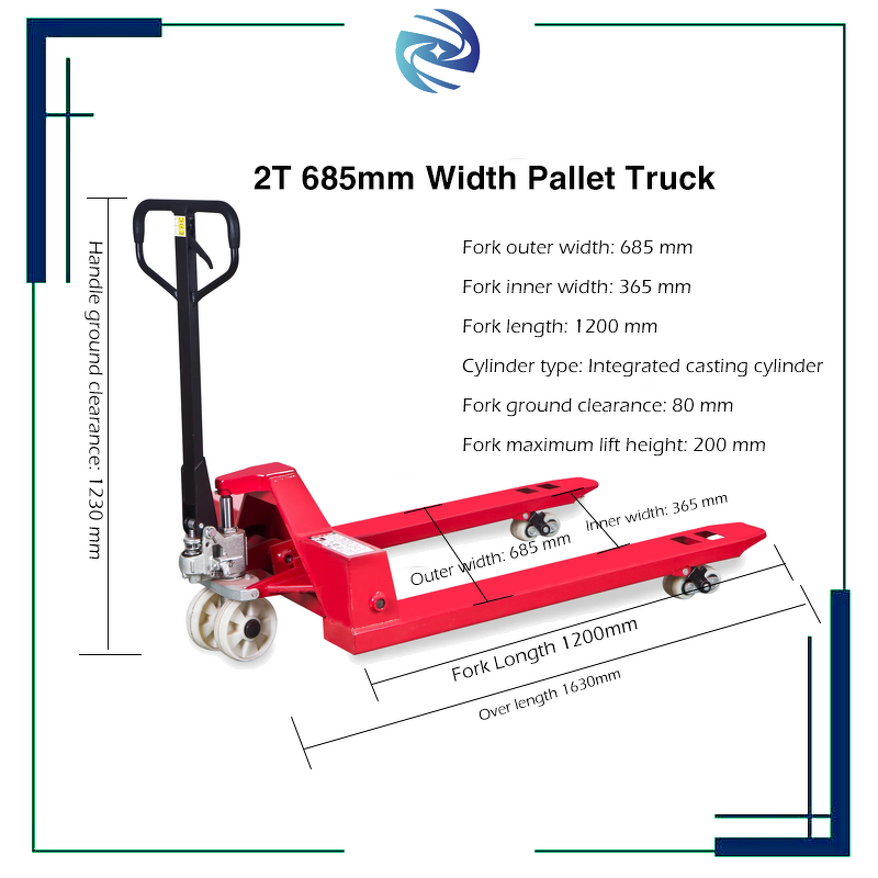 Hydraulic Hand Pallet Truck Manufacturer - 2T 2.5T 3T Wholesale Pump Lift Truck Handle Tools