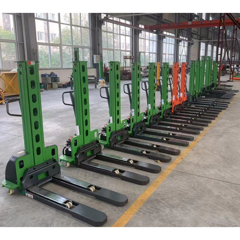Electric Pallet Stacker Manufacturer - CE 500kg 1000kg Self Loading Mini Semi Electric Forklift