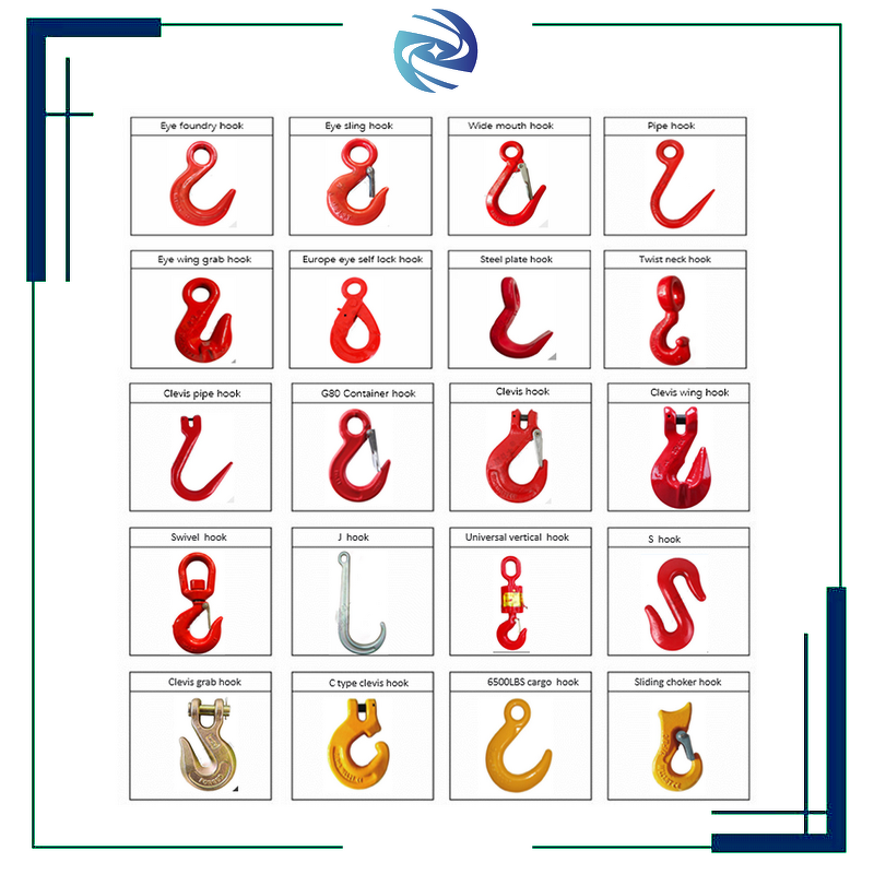 Self Lock Hook Factory - Factory Grade 80 European Type Clevis for Construction Industry