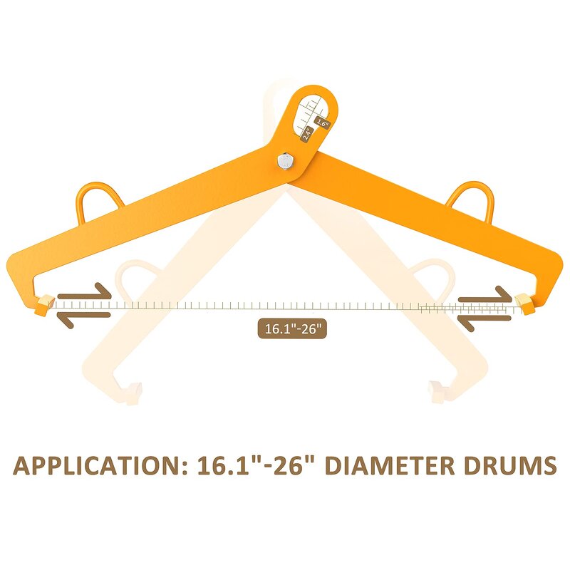 Drum Clamp Factory - YQA Series 2023 New Upgrade Vertical for 55 Gallon Steel Plastic Drums