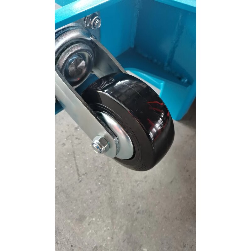 Electric Stacker Manufacturer - Factory Price 1T Self Loading Blue Light Ladder Truck Mounted