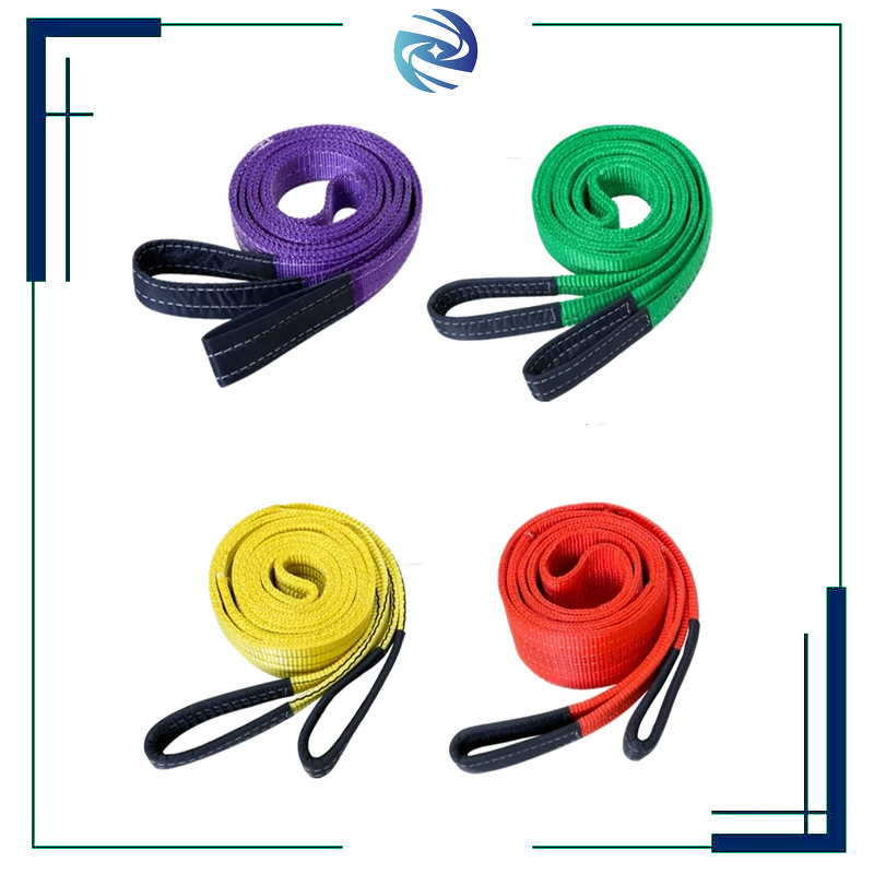 Flat Webbing Sling Factory - Factory Eye Polyester Industrial Lifting Nylon CE GS Certified