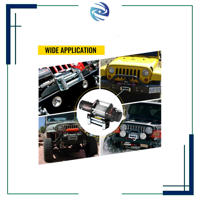 Electric Winch Manufacturer - Heavy Duty 12000lbs 12V/24V for Off-Road Trucks SUV ATV Vehicle Recovery