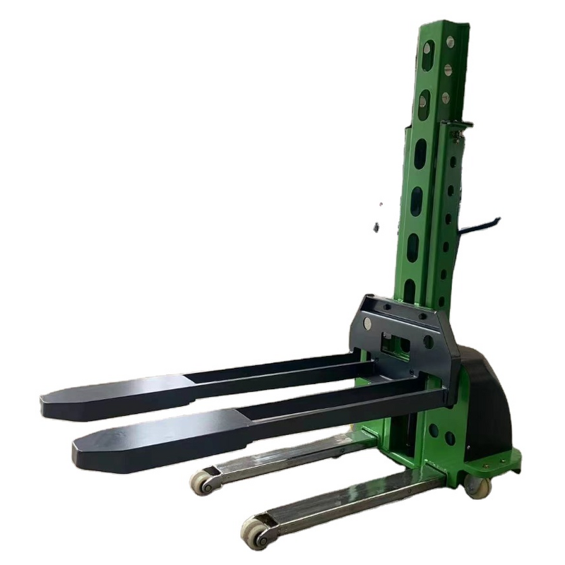 Electric Pallet Stacker Manufacturer - CE 500kg 1000kg Self Loading Mini Semi Electric Forklift