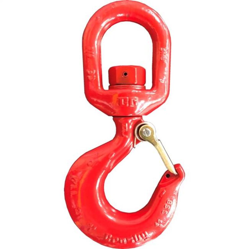 Swivel Hook Manufacturer - K80769 1 1/2 Inch G80 European Type Swivel Selflock Hook