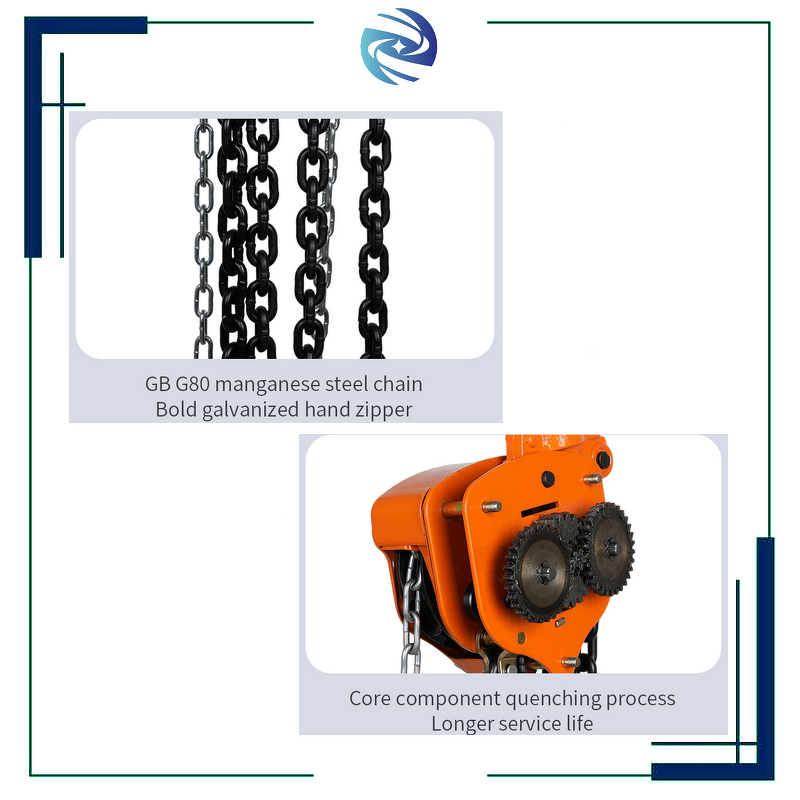 Manual Hand Chain Hoist Manufacturer - OEM Accept Standard 3m Lifting Tool VT from 1 to 20 Tonne