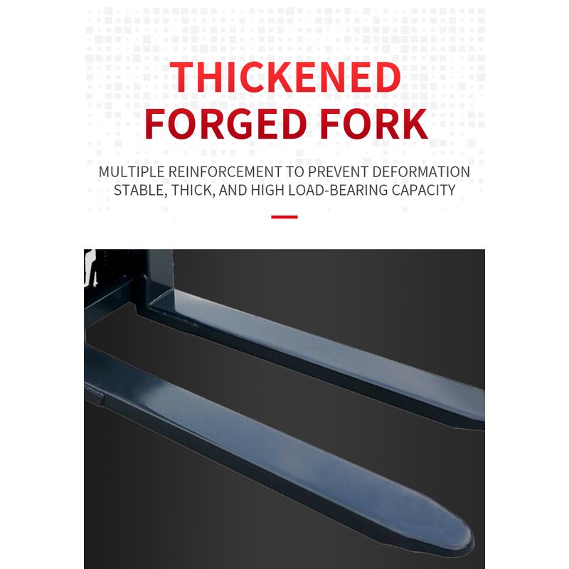 Manual Pallet Stacker Factory - Customized 2000LBS 1T 2T Hydraulic Stacker Forklift