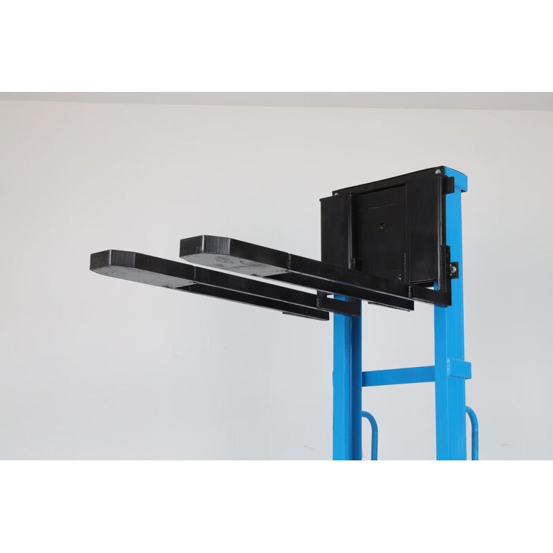 Electric Stacker Manufacturer - Factory Price 1T Self Loading Blue Light Ladder Truck Mounted