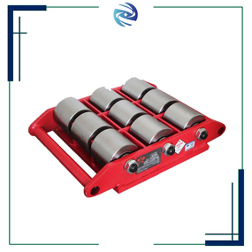 Transportation Rollers Factory - 15 Ton Heavy Load Skates 180 Degree Steerable Tank Skate Cargo Trolley
