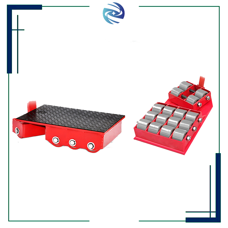 Heavy Load Skates Factory - 6 Ton 4 Wheels Cargo Boat Transportation Steerable Tank Skate Material