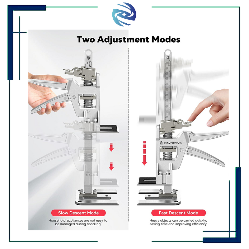 Adjustable Steel Jack Manufacturer - 440lbs for DIY Furniture Tile Door Installation OEM ODM Customized