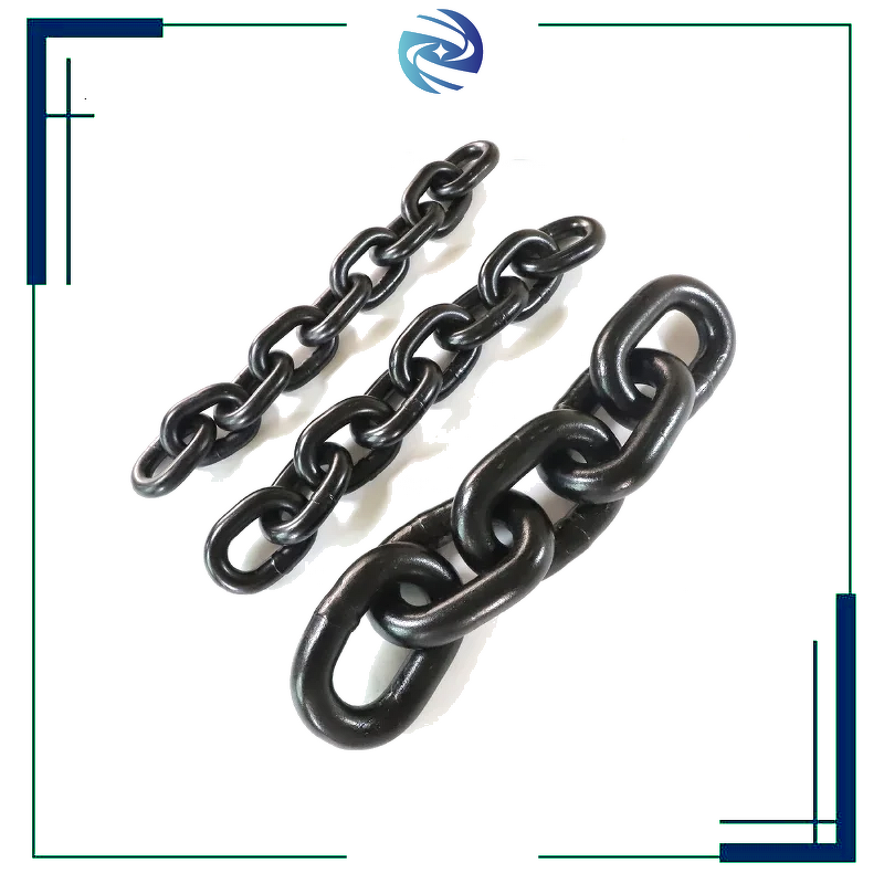 Block Chain for Lifting Factory - Good Price Heavy Duty Double Legs Sling G80 Alloy Steel Black