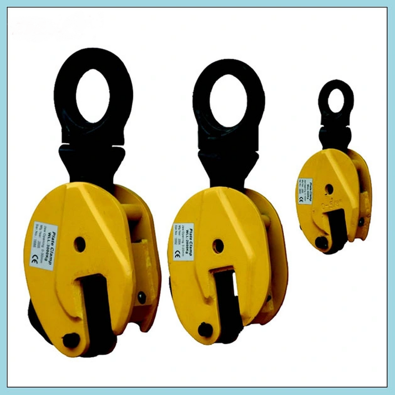 Vertical Plate Clamp Manufacturer - 2200 lb Cap Working Load Limit Concrete Vertical Pipe Lifting