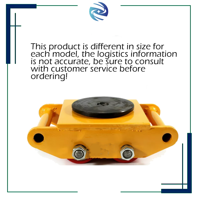 Transportation Rollers Factory - 15 Ton Heavy Load Skates 180 Degree Steerable Tank Skate Cargo Trolley