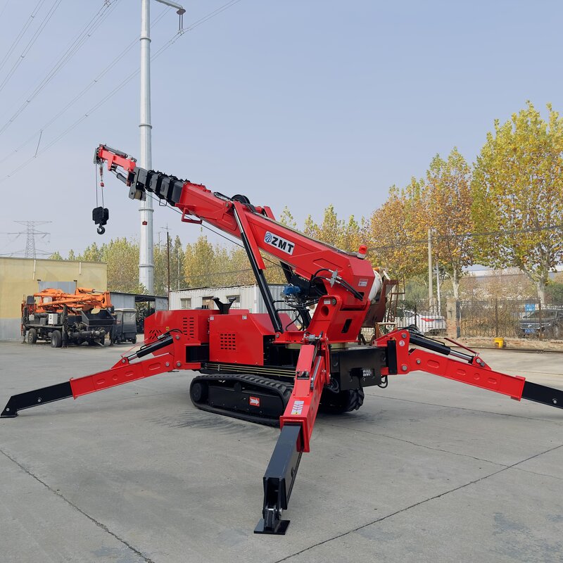 Spider Crane Factory - OEM/ODM Custom Factory Sale 3T 5T 8T 10T Mini Crawler Telescopic Diesel Electric Spider Crane
