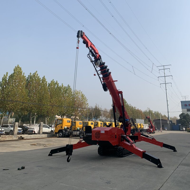 Spider Crane Manufacturer - OEM/ODM Custom Portable Telescopic Spider Crane with Man Basket Crawler Mobile Mini