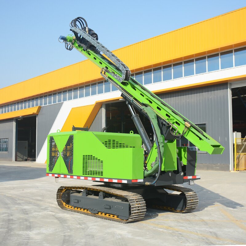Solar Piling Machine Factory - OEM/ODM Custom Crawler Solar Pile Driver Photovoltaic Ground Screw Ramming Machine
