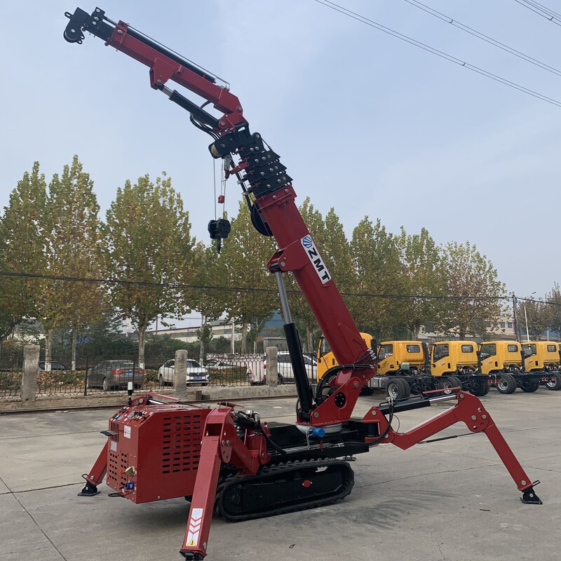 Electric Spider Crane Manufacturer - OEM/ODM Custom 1 Ton 3 Ton 8 Ton Electric Spider Crawler Crane with Man Basket