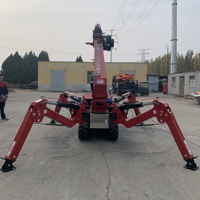 Diesel Spider Crane Factory - OEM/ODM Custom High Quality Diesel Spider Crane 12m 17m 20m Crawler Spider Crane