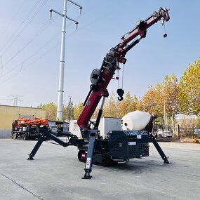 Spider Crane Manufacturer - OEM/ODM Custom 3 Ton 5 Ton 10 Ton 360 Degree Telescopic Spider Crane Boom Lift
