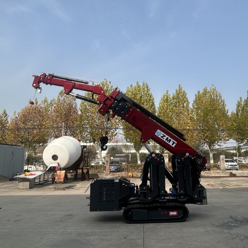 Mini Spider Crane Factory - OEM/ODM Custom Narrow Space Mini Spider Crane with Hydraulic Telescopic Outrigger