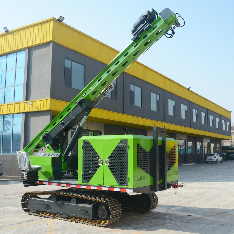 Solar Piling Machine Factory - OEM/ODM Custom Crawler Solar Pile Driver Photovoltaic Ground Screw Ramming Machine