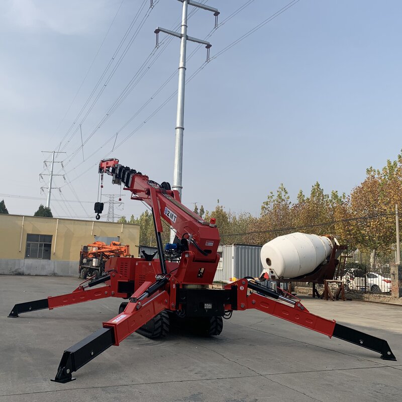 Spider Crane Factory - OEM/ODM Custom EPA Engine 14ton Self propelled Hydraulic Telescopic Electric Tracked Spider Crane