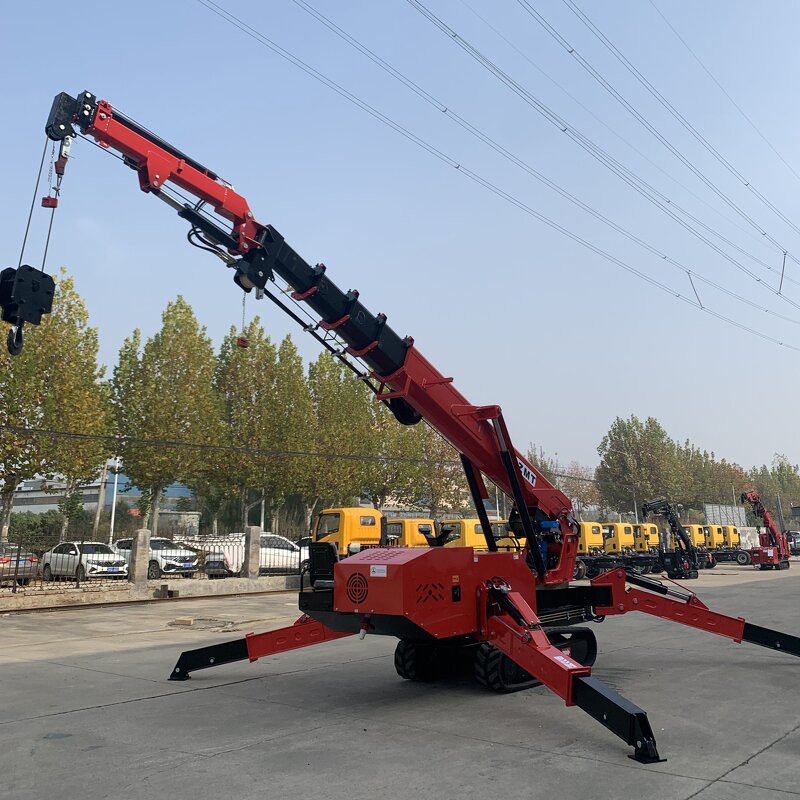 Spider Crane Manufacturer - OEM/ODM Custom Portable Telescopic Spider Crane with Man Basket Crawler Mobile Mini