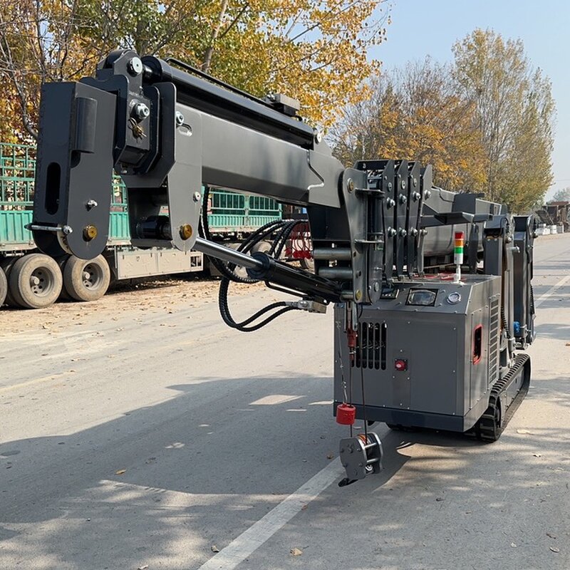 Mini Spider Crane Factory - OEM/ODM Custom Narrow Space Mini Spider Crane with Hydraulic Telescopic Outrigger