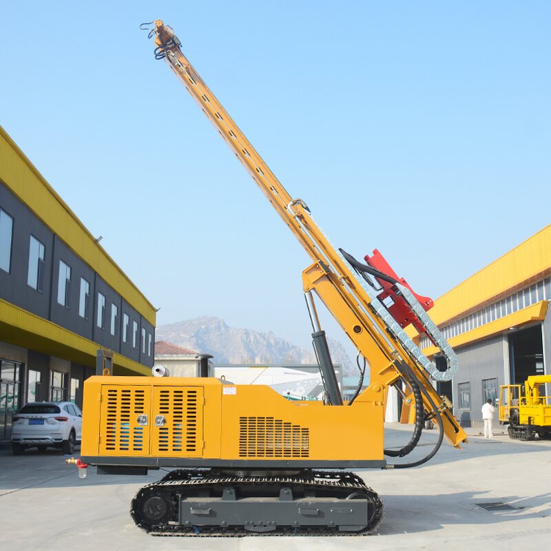 Pile Driver Machine Manufacturer - OEM/ODM Custom Solar Hydraulic Pile Driver Ramming Machine