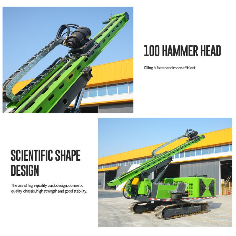 Hydraulic Pile Driver Factory - OEM/ODM Custom Hydraulic Press Pneumatic Post Driver Piling Rig Machine