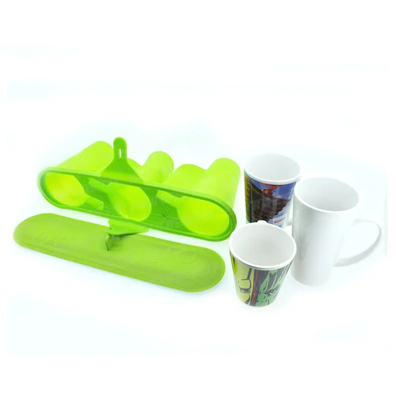 Silicone Mug Wrap Manufacturer - OEM/ODM Custom Multi Functional Mug Silicone Sublimation Wrap Clamp