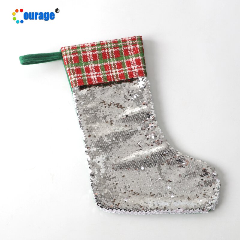 Sequin Christmas Stocking Factory - OEM/ODM Custom Wholesale Sublimation Christmas Stocking