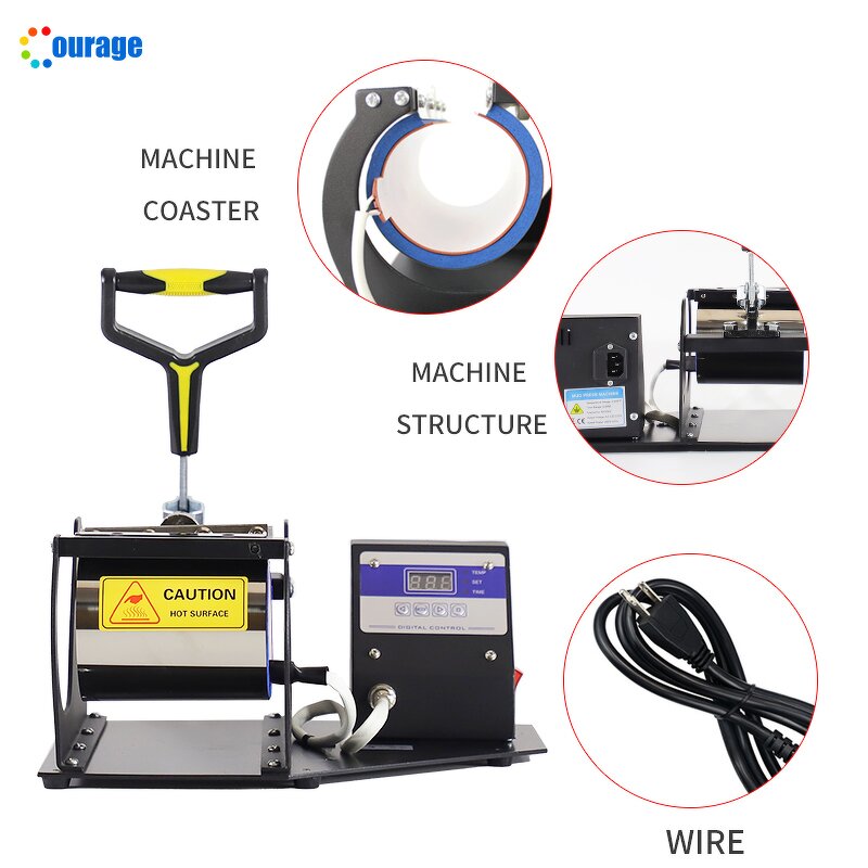 Heat Press Machine Factory - OEM/ODM Custom Digital Control Sublimation Mug Heat Press Printing Machine