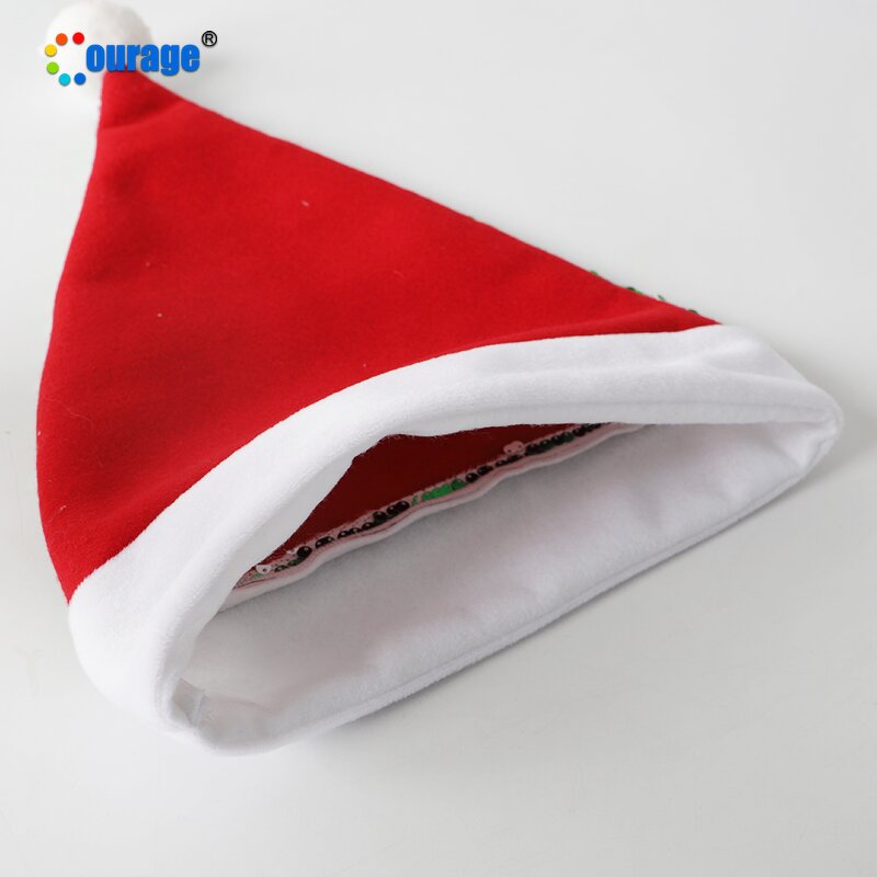Santa Hat Blank Factory - OEM/ODM Custom Sublimation Christmas Ornament Hat